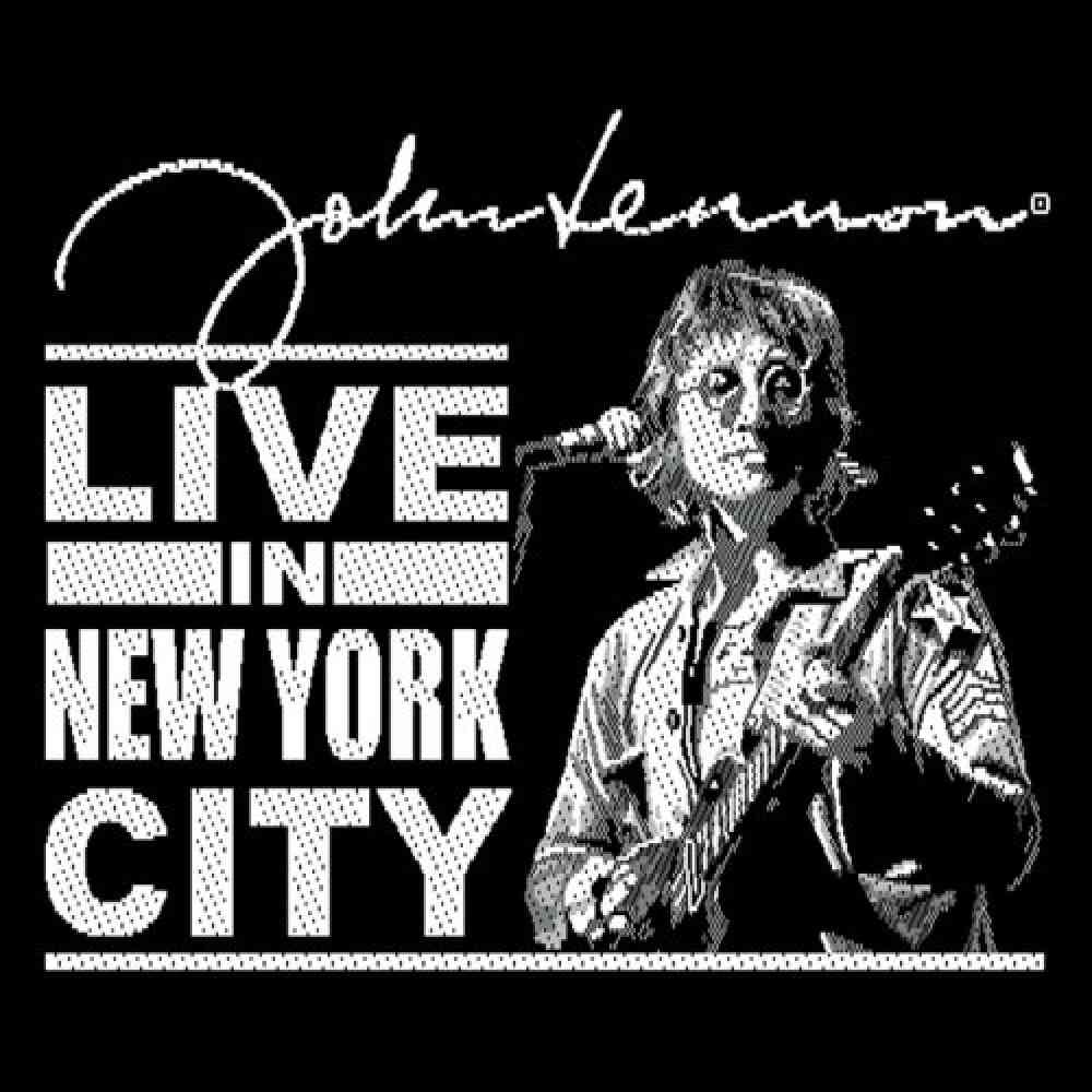 John Lennon - Live In New York City Patch - Black